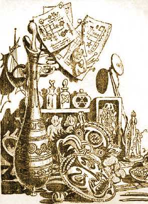 Illustration d'Emsh , Astounding - 1958